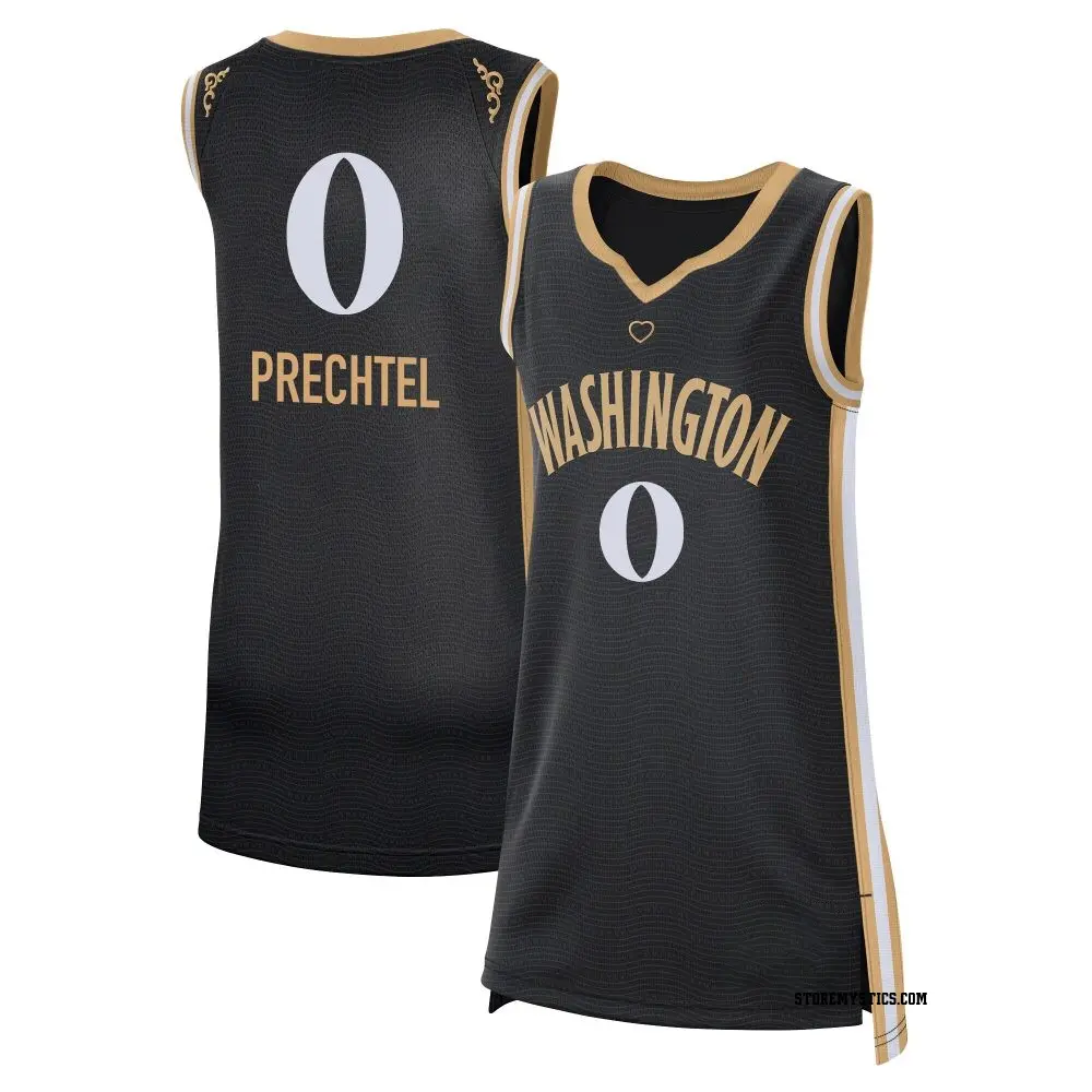 Women's Ashten Prechtel ＃0 Rebel Edition Victory Black Washington Mystics 2023 Jersey