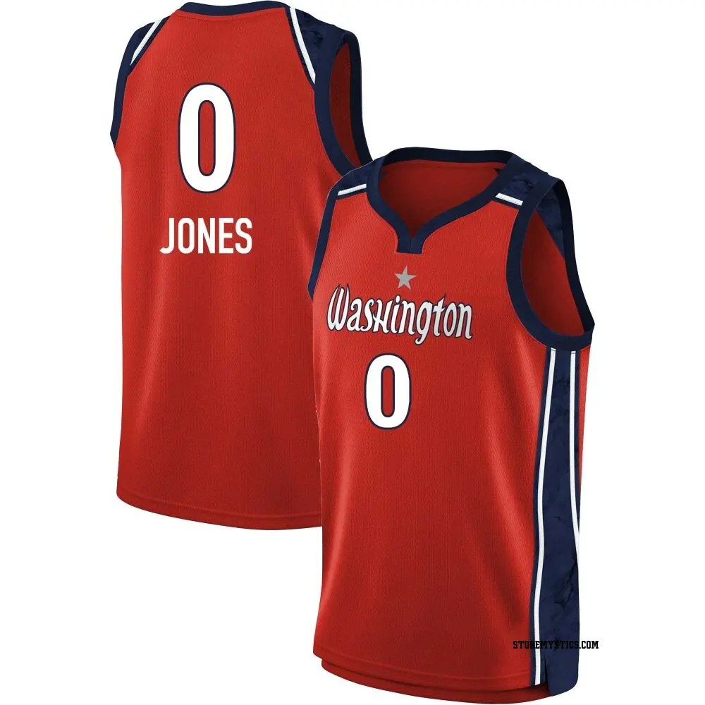 Youth Morgan Jones ＃0 Explorer Edition Victory Red Washington Mystics 2021 Jersey