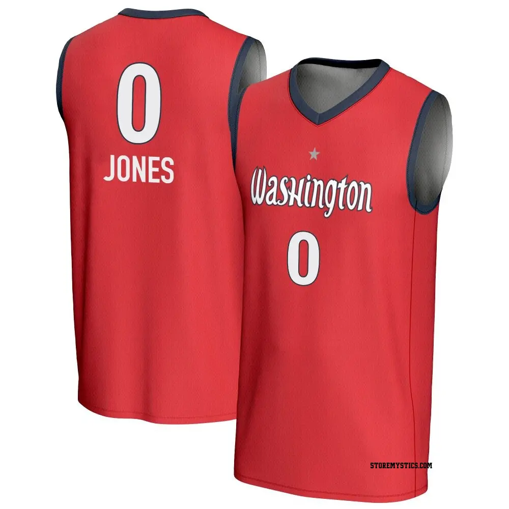 Youth Morgan Jones ＃0 Replica Red Washington Mystics Lightweight Jersey